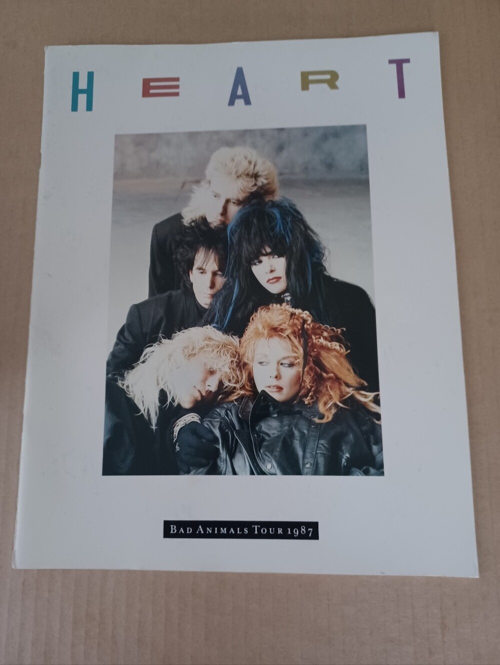 HEART / Ann & Nancy Wilson original 1987 Bad Animals tour book
